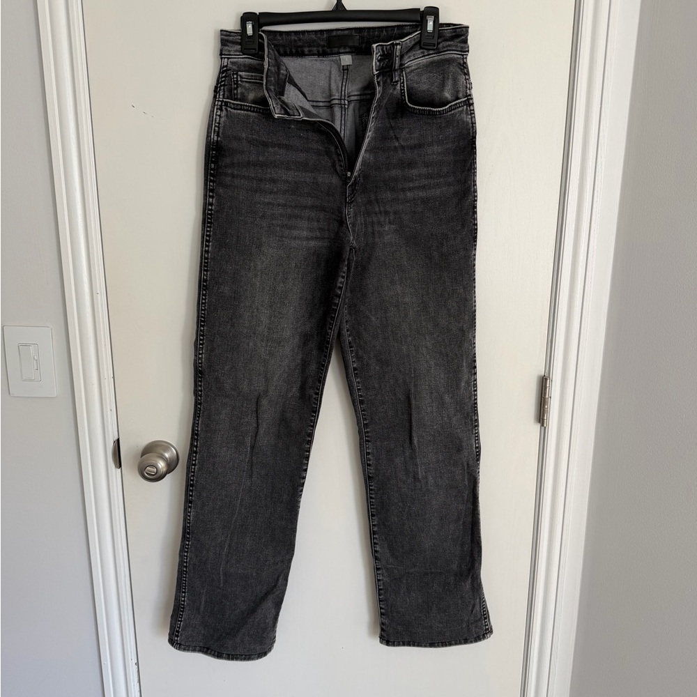 Kut from the Kloth Women's Black Straight Leg Jeans